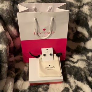 Kate Spade blue stud earrings.